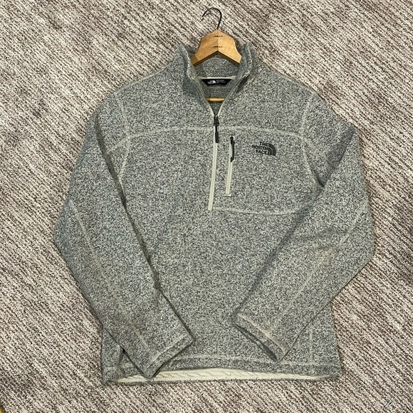 North Face Men's 1/4 Zip Pullover Size Medium - Picture 4 of 7